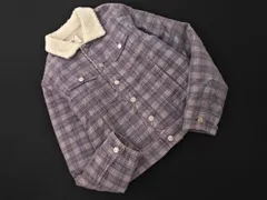 B:MING BEAMS ビームス 裏ボア チェック ジャケット sizeM/グレー ◇■ レディース