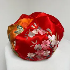 着物リメイク　ベレー帽