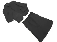 UNITED ARROWS ユナイテッドアローズ ウール混 セットアップ ジャケット スカート スーツ size40/黒 ◇■ レディース
