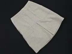 UNTITLED アンタイトル ウール混 Aライン 台形 スカート size1/グレー ◇■ レディース