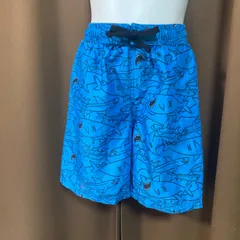 kids 短パン水着　サメ柄　110サイズ　少し色褪せ部分あり