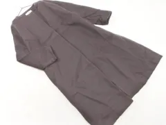 N. エヌ ナチュラルビューティーベーシック ウール混 ノーカラー コート sizeM/グレー ◇■ レディース