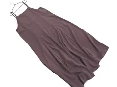 Ray Cassin レイカズン ロング キャミソール ワンピース sizeF/茶 ■■ レディース