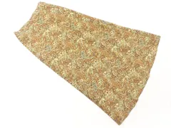 LOWRYS FARM ローリーズファーム 総柄 ロング スカート sizeF/茶 ■■ レディース