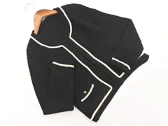 CLEAR IMPRESSION クリアインプレッション ウール混 ニット ジャケット size2/黒 ◇■ レディースのサムネイル