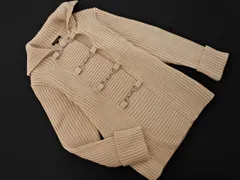 23区 大きいサイズ ウール100% カーディガン size46/ベージュ ◇■ レディース