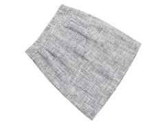 MACKINTOSH PHILOSOPHY マッキントッシュフィロソフィー ツイード Aライン 台形 スカート size36/紺 ◇■ レディース