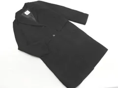 nano universe ナノユニバース ウール混 チェスター コート size36/黒 ◇■ メンズ