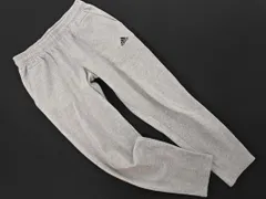 adidas アディダス ロゴ プリント スウェット パンツ sizeO/グレー ◇■ メンズ