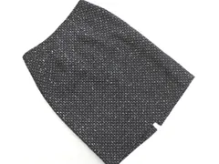 ANAYI アナイ ウール混 ツイード タイト スカート size36/黒  ◇■ レディース