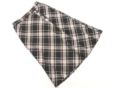 J.PRESS ジェイプレス ウール100% チェック ロング スカート size9/黒  ◇■ レディース