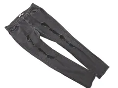 LEVI'S リーバイス 大きいサイズ 18881-0291 ダメージ加工 スキニー デニムパンツ size33/黒 ■■ レディース