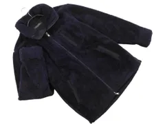 nano universe ナノユニバース 裏起毛 フリース ジャケット sizeS/紺 ◇■ メンズ