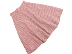 31 Sons de mode トランテアンソンドゥモード ツイード フレア スカート size38/ピンク ◇■ レディース