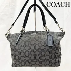 コーチ ハンドバッグ ショルダーバッグ 2way シグネチャー キャンバス グレー カンボジア製 F58283 レディース - ISItems【USED】【古着】【中古】50153384