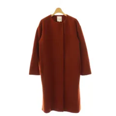 テチチ Te chichi ノーカラーコート ロング F ブラウン /HK ■ECB001のサムネイル