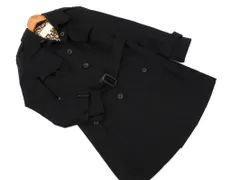 BANANA REPUBLIC バナナリパブリック シングル トレンチ コート sizeS/黒 ◇■ レディース