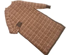 MAYSON GREY メイソングレイ ウール混 総柄 ニット ワンピース size2/茶 ◇■ レディース