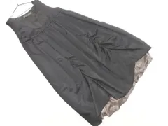 E Hyphen World gallery イーハイフンワールドギャラリー サテン ワンピース 黒 ■■ レディース