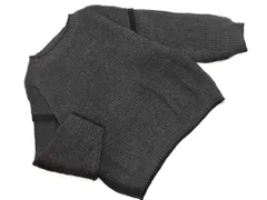 SM2 サマンサモスモス blue ワイド幅 ニット セーター sizeF/チャコール ◇■ レディース