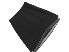 furfur ファーファー Aライン 台形 スカート sizeF/黒 ■■ レディース