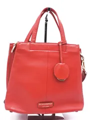 COLE HAAN コールハーン レザー ショルダー バッグ オレンジ ■■ レディース