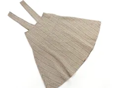 N. エヌ ナチュラルビューティーベーシック チェック ジャンパー スカート sizeM/ブラウン ◇■ レディース