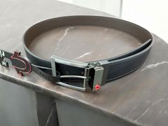 【新品】TRUE RELIGION リバーシブル レザーベルト TR303394