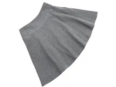 NATURAL BEAUTY BASIC ナチュラルビューティーベーシック ウール混 フレア スカート sizeM/グレー ◇■ レディース