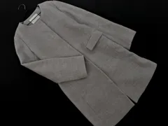 OPAQUE オペーク ノーカラー コート sizeM/グレー ◇■ レディースのサムネイル