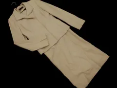 INDIVI インディヴィ ジャケット ワンピース テーラード 2枚セット size38/ベージュ ◇■ レディース