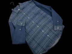 TAKEO KIKUCHI タケオキクチ 切替 シャツ size4/水色 ◇■ レディースのサムネイル