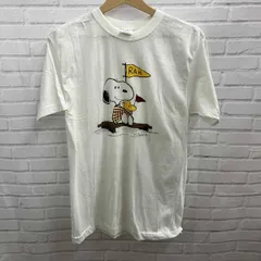 Champion チャンピオン 70s Champknit バータグ スヌーピー 古着 半袖Tシャツ 表記サイズL ホワイト