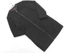 EVEX by KRIZIA エヴェックスバイクリツィア ウール100% ノーカラー コート size40/紺 ◇■ レディース