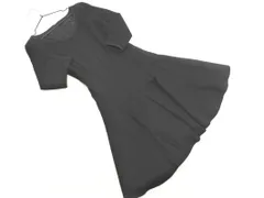 UNTITLED アンタイトル ウール100% ワンピース size1/黒 ◇■ レディース