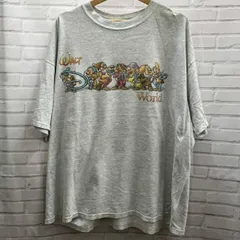 Disney / ディズニー / 半袖Tシャツ / 90s / 00s / 白雪姫 / 七人の小人 / 古着 / グレー