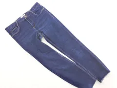 ZARA TRF ザラ トラファ USED加工 カットオフ スキニー デニムパンツ size40/青 ■■ レディース