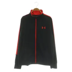 アンダーアーマー UNDER ARMOUR トラックジャケット ジャージ ジップアップ MD ブラック /MY ■OS ■ECB001