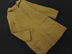 green label relaxing グリーンレーベルリラクシング ユナイテッドアローズ ジップアップ フーディ 中綿 コート size38/ベージュ ◇■ レディース