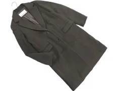 NATURAL BEAUTY BASIC ナチュラルビューティーベーシック ウール混 チェスター コート sizeS/濃緑 ◇■ レディースのサムネイル