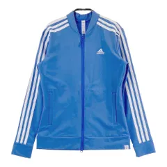 サイズ：L ADIDAS GOLF アディダスゴルフ ;HA0209 ジップジャケット スリーストライプ ブルー系 [240101633274] ゴルフウェア レディース ストスト