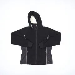 95 FILA フィラゴルフ レディース ブラック フーディー ジップアップ ジャケット 1216H1