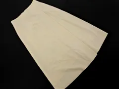 UNITED ARROWS ユナイテッドアローズ ウール100% Aライン 台形 スカート size36/アイボリー ◇■ レディース