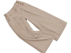 THE SHOP TK ザショップティーケー タケオキクチ チェック ワイド パンツ sizeS/ベージュｘ黒ｘ赤 ◇■ レディース