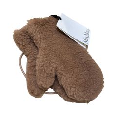 完売品Max Mara テディベア イヤーマフ 黒 - メルカリ