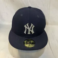 NEW ERA キャップ 59FIFTY ニューヨークヤンキース ラインストーン size57.7㎝ ネイビー ニューエラ