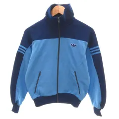 アディダスオリジナルス adidas originals ヴィンテージ 70s~80s 西ドイツ デサント製 トラックジャケット トレイフォル刺繍 1 ライトブルー ATS-44F /YJ ■GY58