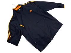 adidas アディダス トラック ジャケット sizeS/濃紺xオレンジ ◇■ メンズ
