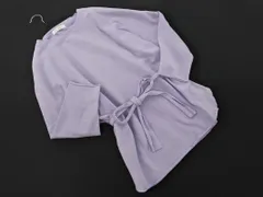 BEAUTY & YOUTH ビューティ&ユース ユナイテッドアローズ ウエストリボン付き プルオーバー カットソー ラベンダー ◇■ レディース