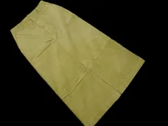 GLOBAL WORK グローバルワーク コーデュロイ ロング スカート sizeM/黄緑 ◇■ レディース